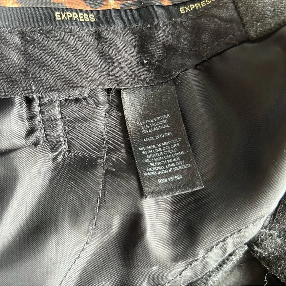 Express women's Ankle Dress Pants Gray Size 2 - Picture 7 of 12
